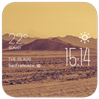 Dust Storms temp weather icono