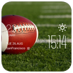 Football weather widget/clock