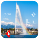 Geneva weather widget/clock APK