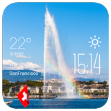 Geneva weather widget/clock icon