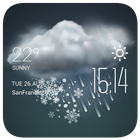 météo gratuite, météo widget icône