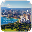 Honolulu weather widget/clock APK