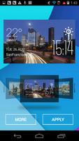 Houston weather widget/clock screenshot 1