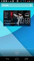 judo weather widget/clock Affiche