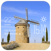 La Rioja weather widget/clock