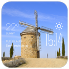 La Rioja weather widget/clock icon