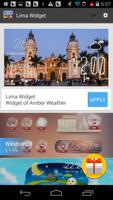 Lima weather widget/clock captura de pantalla 2