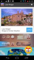 Luke weather widget/clock تصوير الشاشة 2