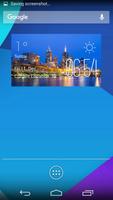 Melbourne weather widget/clock screenshot 1