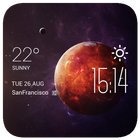 Mercury weather widget/clock ไอคอน