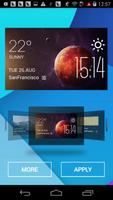 Mercury weather widget/clock screenshot 1