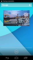 Miami weather widget/clock ポスター