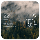 Mist shrouded weather widget APK