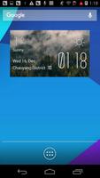 Mist shrouded weather widget poster