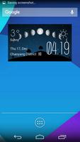 Moon eclipse2 weather widget plakat