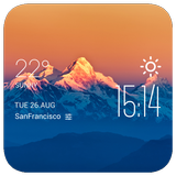 ikon Everest1 weather widget/clock