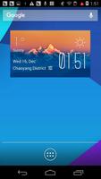 Everest1 weather widget/clock poster