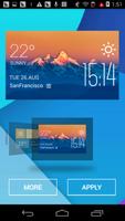 Everest1 weather widget/clock скриншот 1