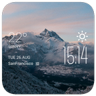 ikon Everest weather widget/clock