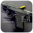 pistol weather widget/clock