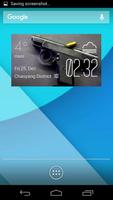 pistol weather widget/clock poster