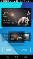 Pluto weather widget/clock captura de pantalla 1