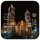 Puebla weather widget/clock icon