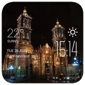 Puebla weather widget/clock icon