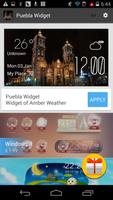 2 Schermata Puebla weather widget/clock
