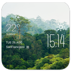rainforest1 weather widget ícone