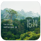 rainforest1 weather widget آئیکن