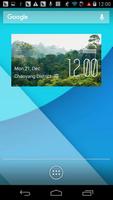 rainforest1 weather widget ポスター