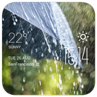 raining3 weather widget/clock アイコン