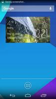 raining3 weather widget/clock poster