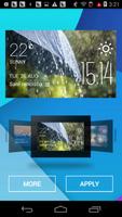 raining3 weather widget/clock 截圖 1