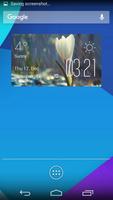 Raining Flower weather widget постер