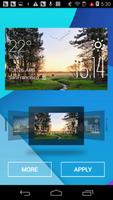 River weather widget/clock screenshot 1