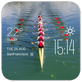 rowing weather widget/clock