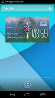 rowing weather widget/clock Cartaz