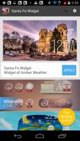 Santa Fe weather widget/clock screenshot 2