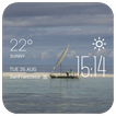 sailboat1 weather widget/clock