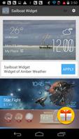 sailboat1 weather widget/clock screenshot 2