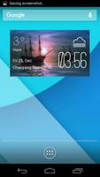 sailboat weather widget/clock ポスター