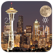 Seattle weather widget/clock