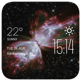 Sign weather widget/clock icon