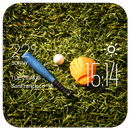softball weather widget/clock APK