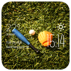 softball weather widget/clock 아이콘