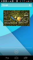 softball weather widget/clock Affiche