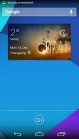 Solar Eclipse weather widget Cartaz