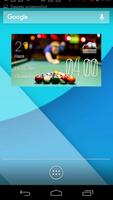 snooker weather widget/clock poster